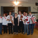 Groupe "Cabrettes et Accordéons des Burons de PAILHEROLS" invité d'honneur en compagnie de Sylvie PULLES la reine de l'accordéon au gala de Thérondels