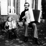 Sylvie avec son père