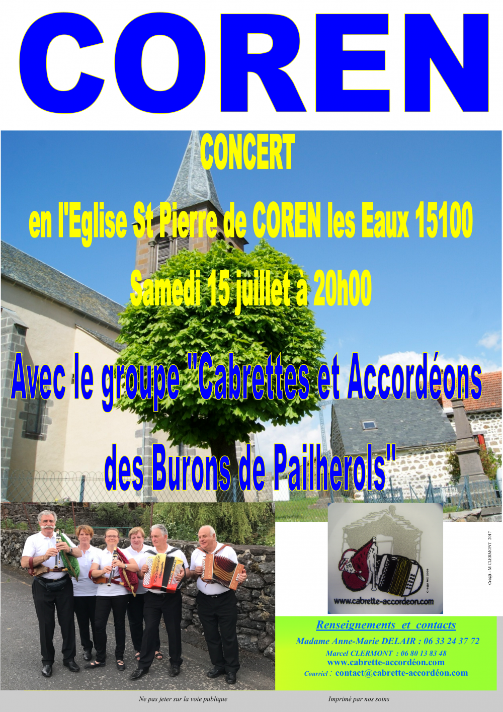 Concert en l’Eglise de COREN