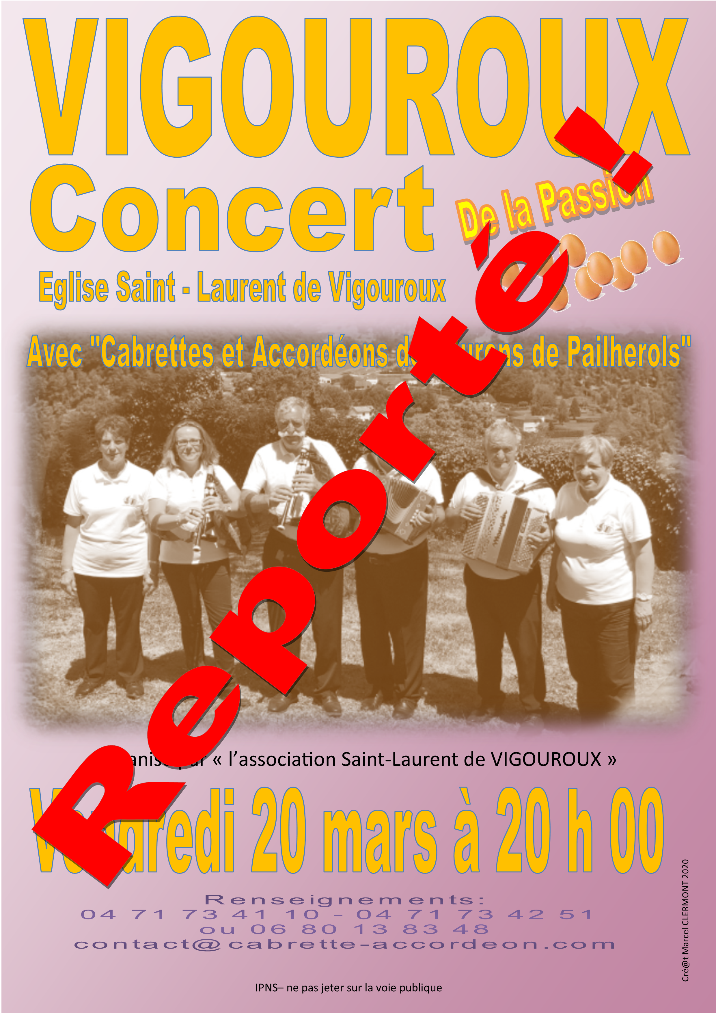 Concert des Réveilhés à VIGOUROUX